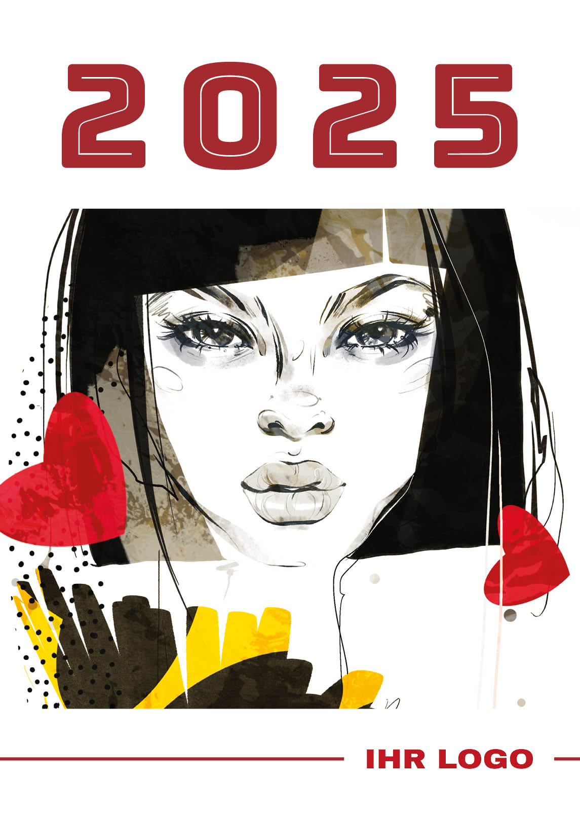 Wandkalender 2025 - A3 - mit Ihrem Logo - 50 bzw. 100 Stk.